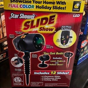 Slide Show LED Projector - Black